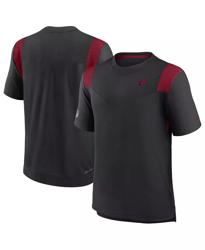 

Мужская черная футболка Arizona Cardinals Sideline Tonal Logo Performance Player Nike