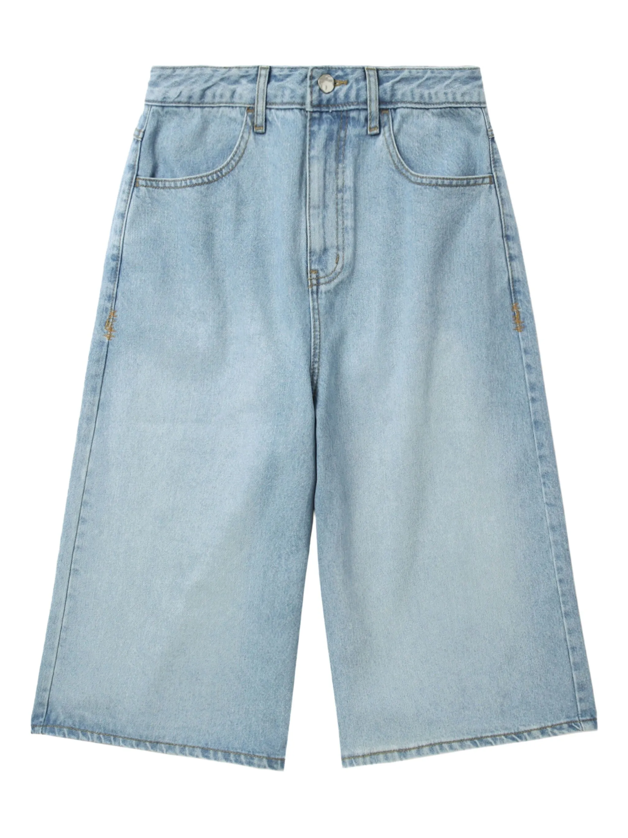 

Джинсовые шорты Sig с завышенной талией Ader Error, синий