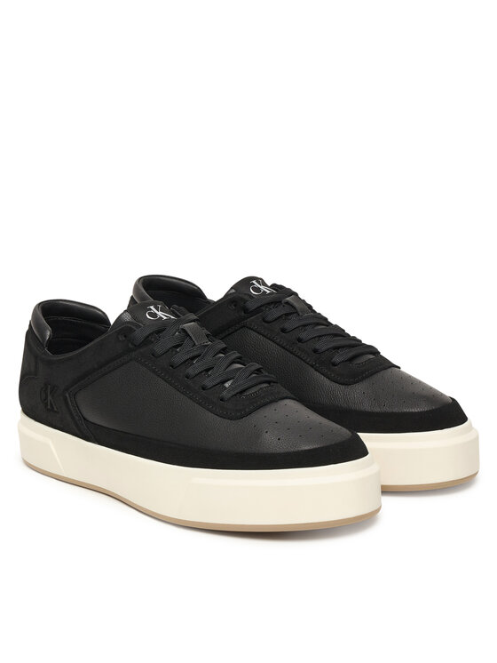 Кроссовки Basket Cupsole Laceup Lth-Nu YM0YM01354 Calvin Klein, черный — фото 2