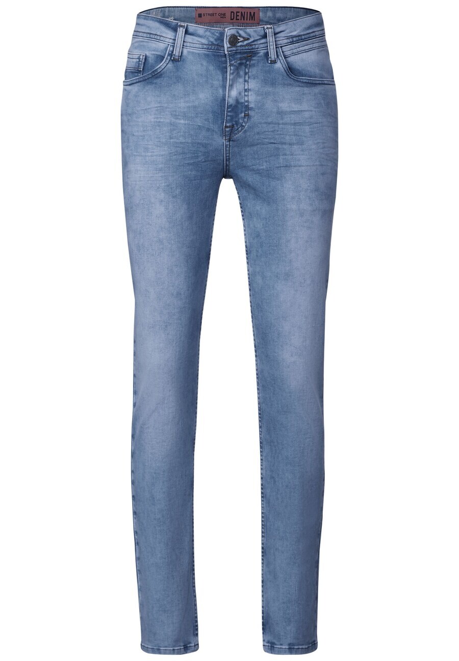 

Джинсы Street One MEN Regular Jeans, цвет Blue denim/Light blue