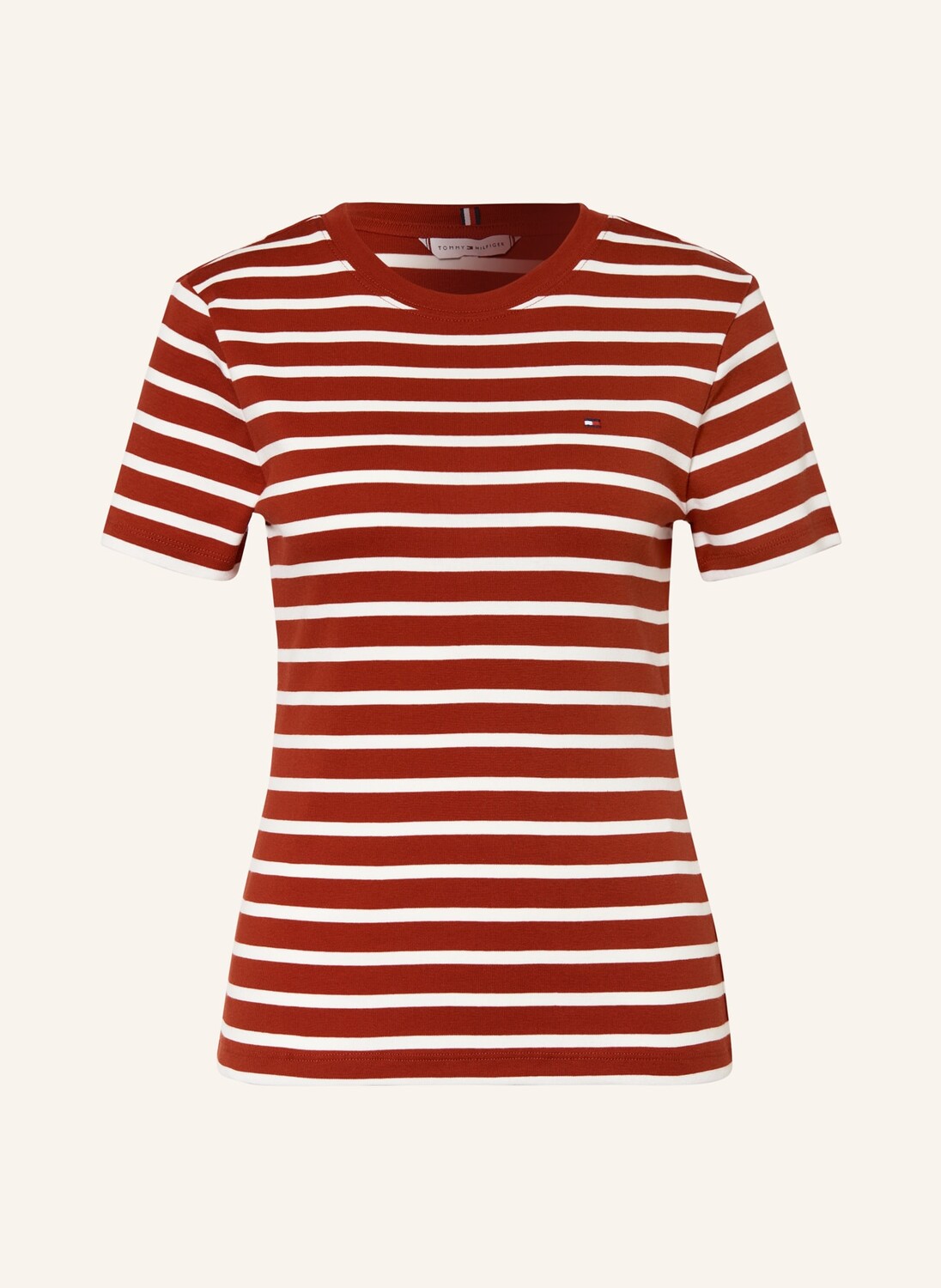 

Футболка TOMMY HILFIGER, цвет DUNKELROT/ECRU