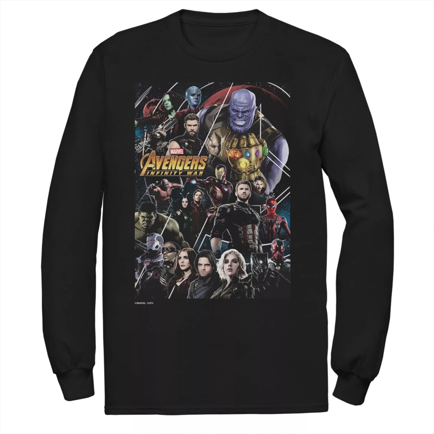 

Мужская футболка с плакатом Marvel Avengers Licensed Character