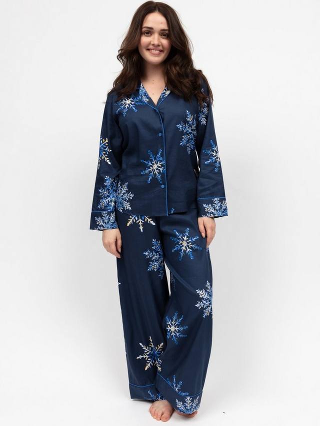 

Пижамный комплект Frosty Snowflake Cyberjammies, Navy