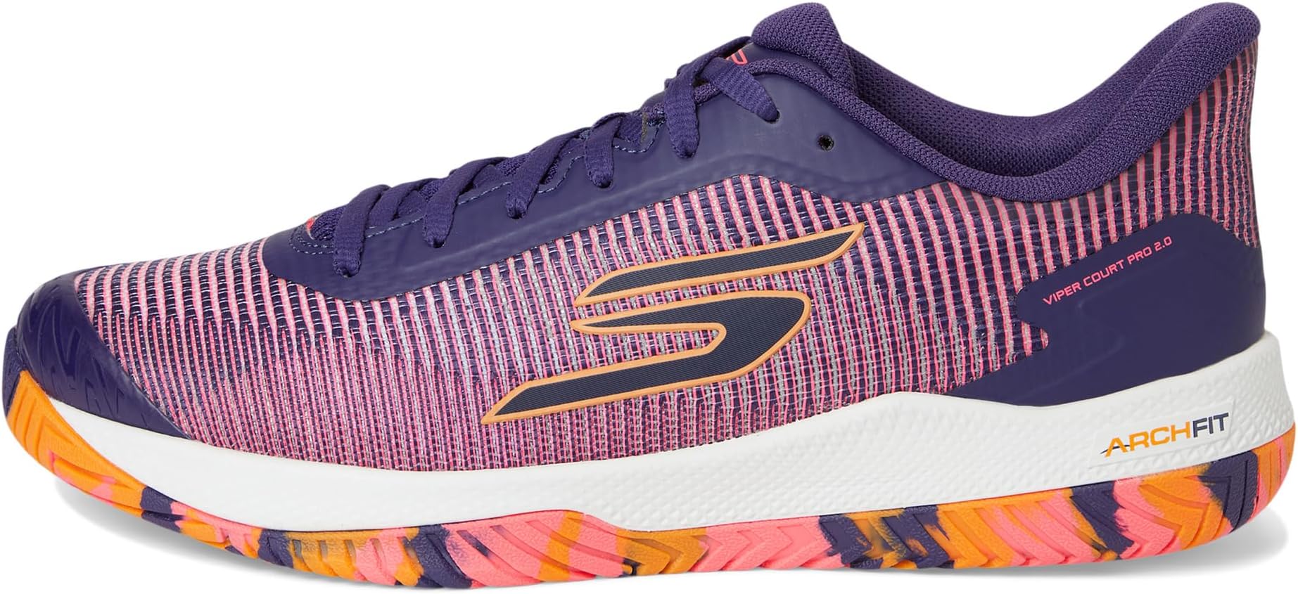 Кроссовки SKECHERS Pickleball Viper Court Pro 2.0 Sneaker, фиолетовый — фото 4