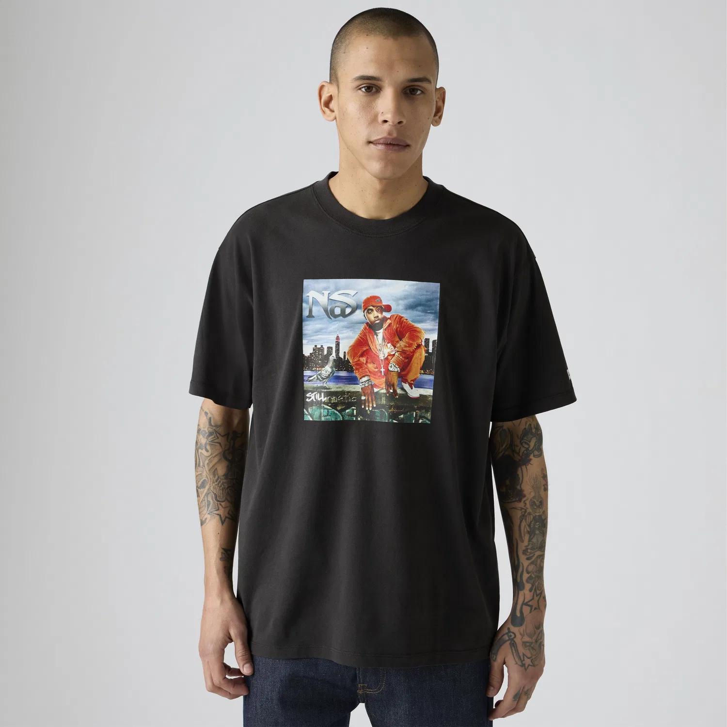 Футболка группы Nas Levi's, Black