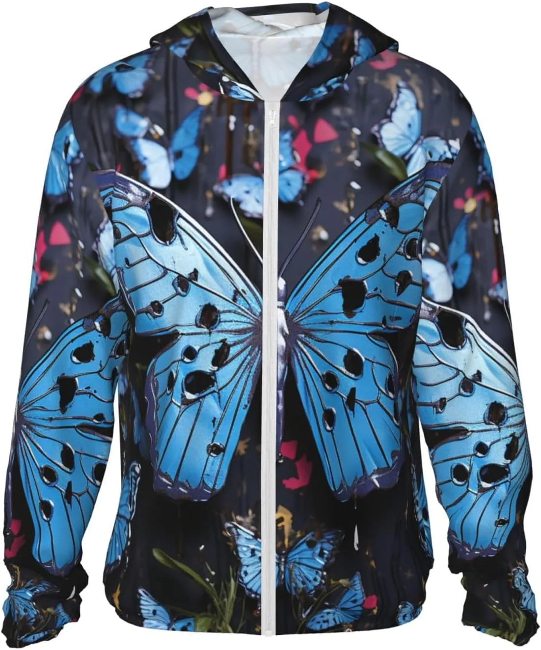 

Мужская солнцезащитная рубашка Blue Butterfly Water UPF 50+ NBSKSDLK