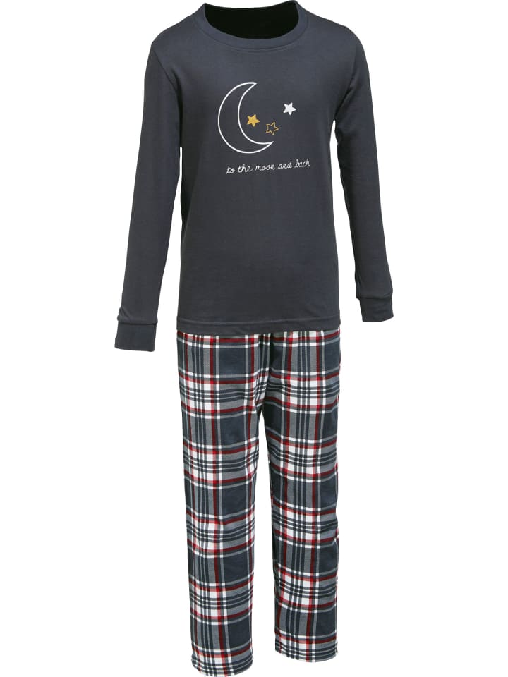 

Erwin Müller Детская пижама из трикотажа, антрацитового цвета