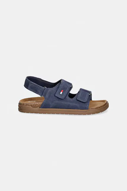 Сандалии детские из замши Tommy Hilfiger, синий — фото 2