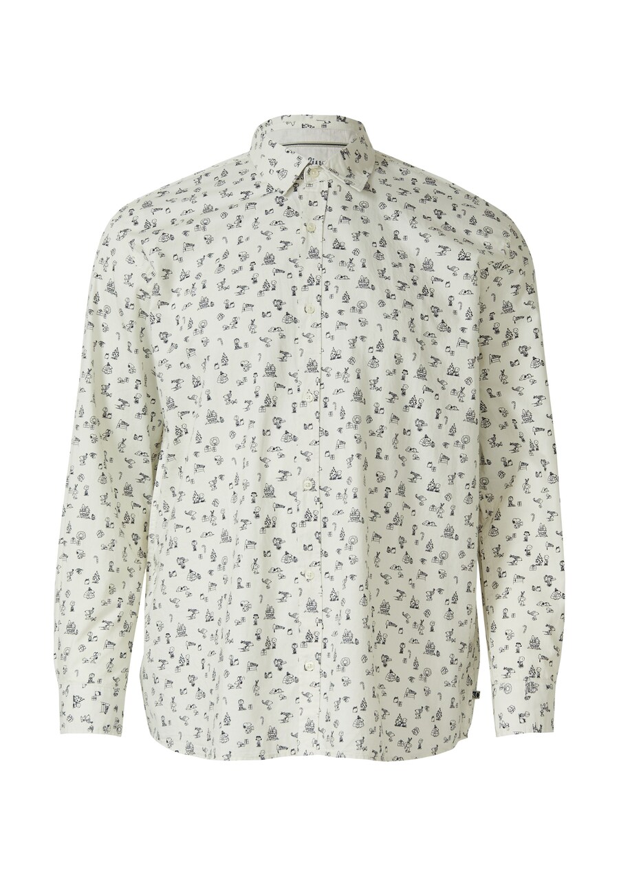 

Рубашка на пуговицах Comfort fit s.Oliver, слоновая кость