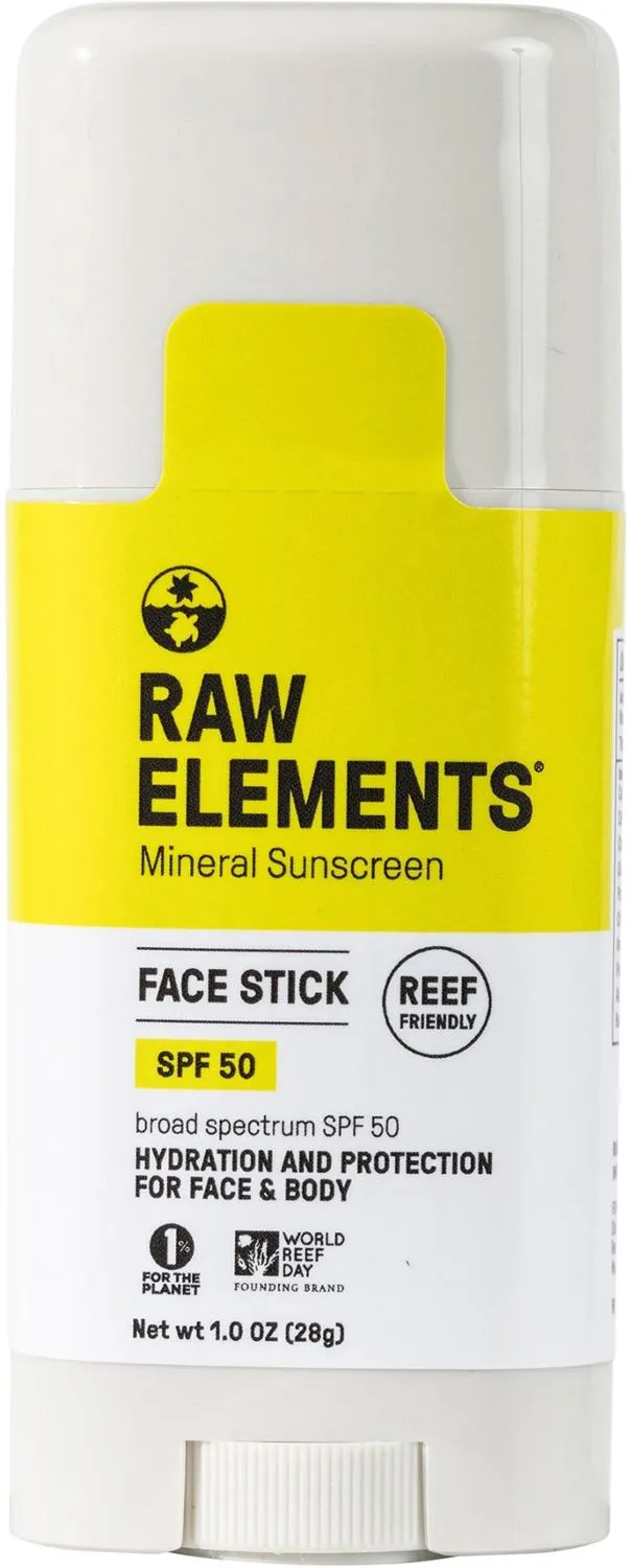 

Минеральный солнцезащитный стик с SPF 50 Raw Elements, None