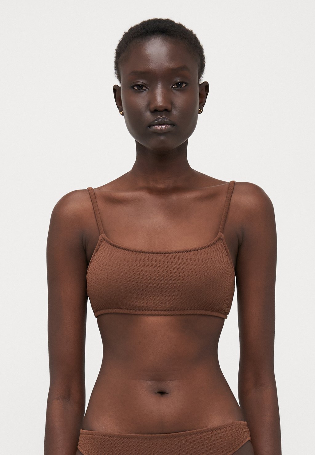 

Верх бикини LAGOS BASIC BRALETTE Roxy, коричневый
