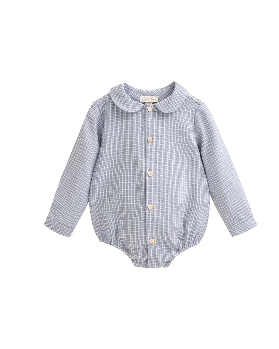 

Детский песочник в клетку виши Dadati, светло-голубой