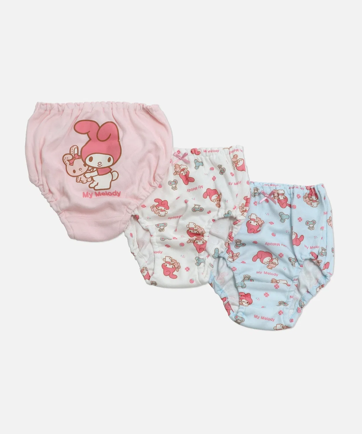 Детские трусы 3 шт., Sanrio, хлопок, розовый