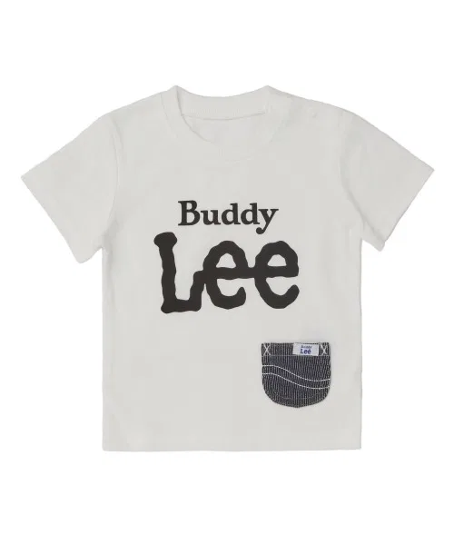 Детская футболка BUDDY Lee с карманом белая — фото 2