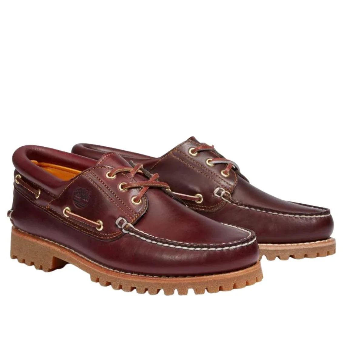 Топсайдеры Timberland 3 Eye Classic, цвет «бордовый» — фото 3