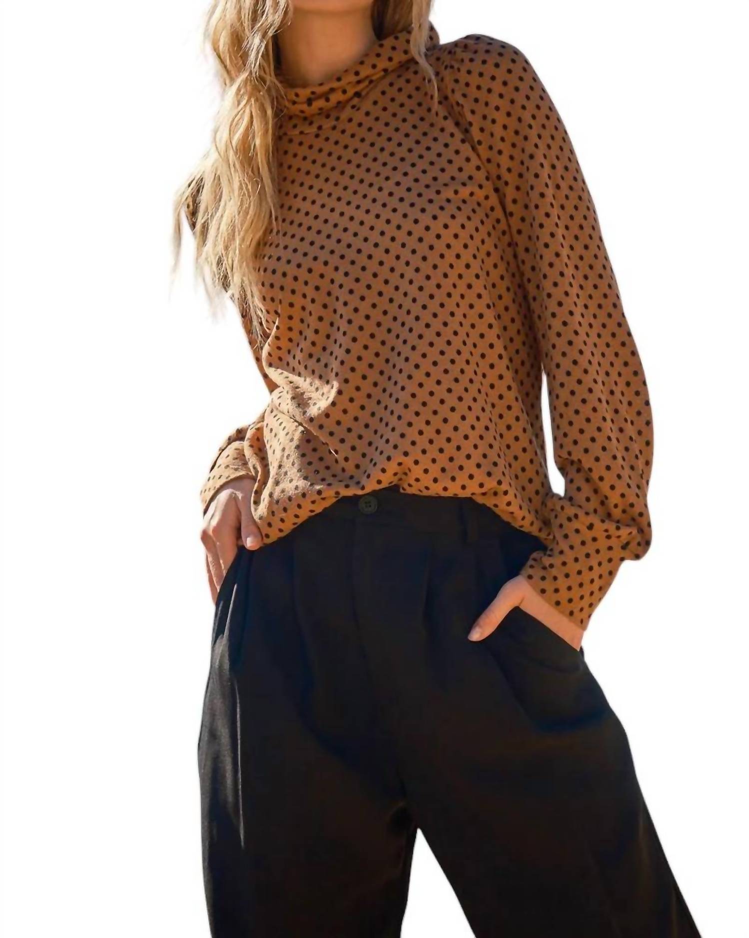 

Wish I Was A Star Turtle Neck Top In Brown And The Why