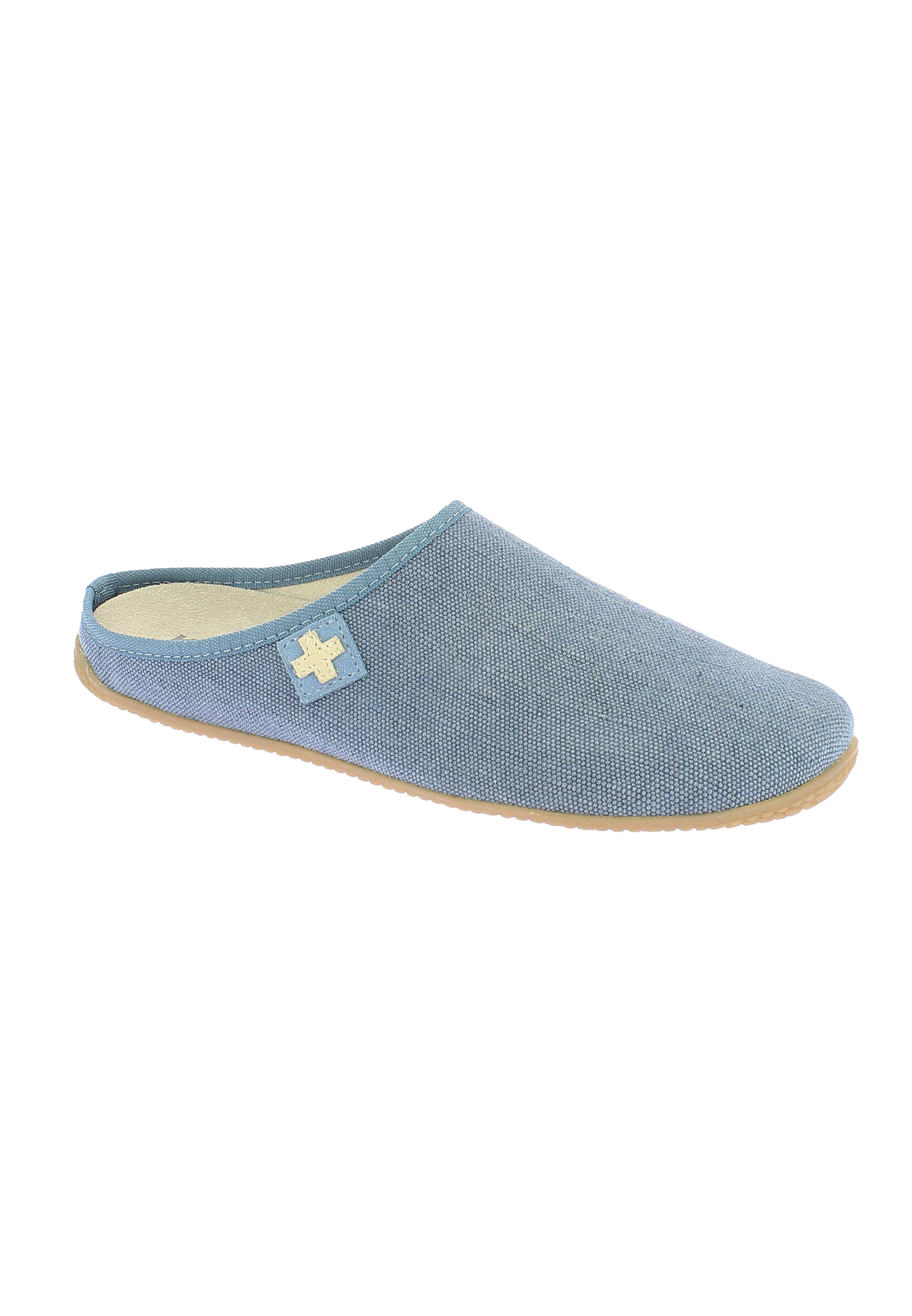 

Тапочки Living Kitzbühel Pantoffeln Cotton Schweizer Kreuz, цвет Jeans