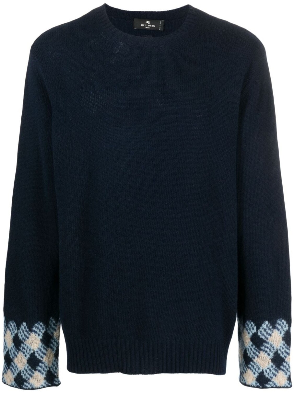 

ETRO джемпер из вирджинской шерсти, синий