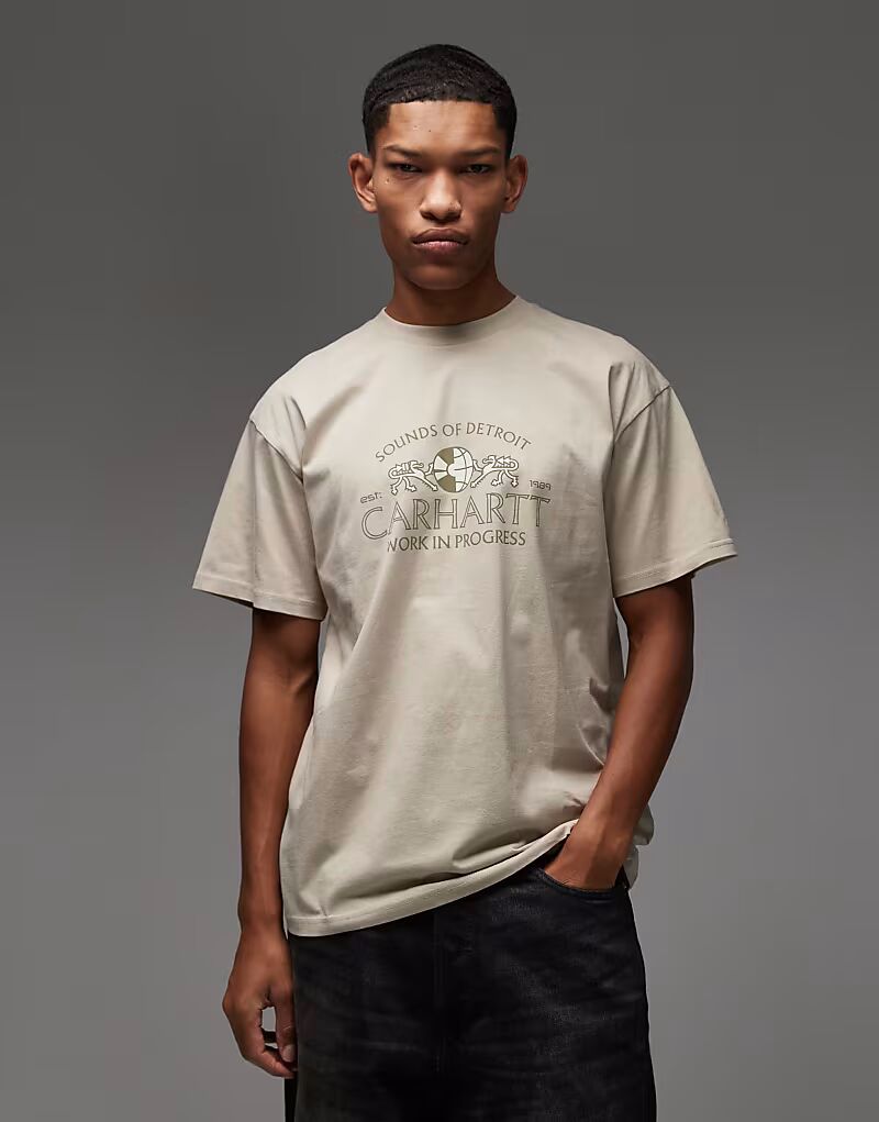 

Футболка свободного кроя Gatecrasher бежевого цвета Carhartt Wip, Бежевый, Футболка свободного кроя Gatecrasher бежевого цвета Carhartt Wip