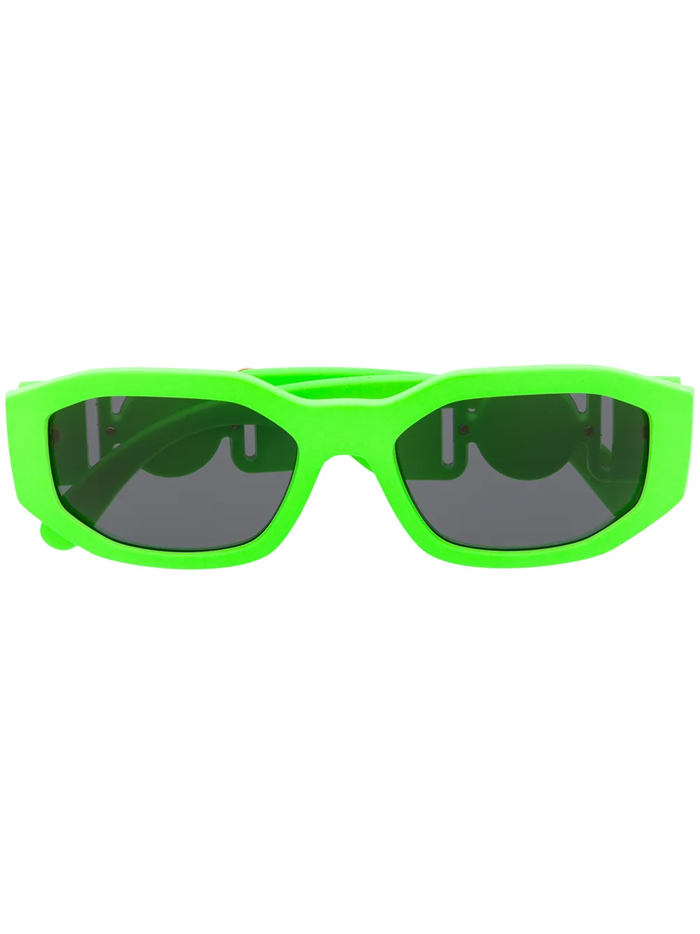 

Солнцезащитные очки в овальной оправе Versace Eyewear, зеленый