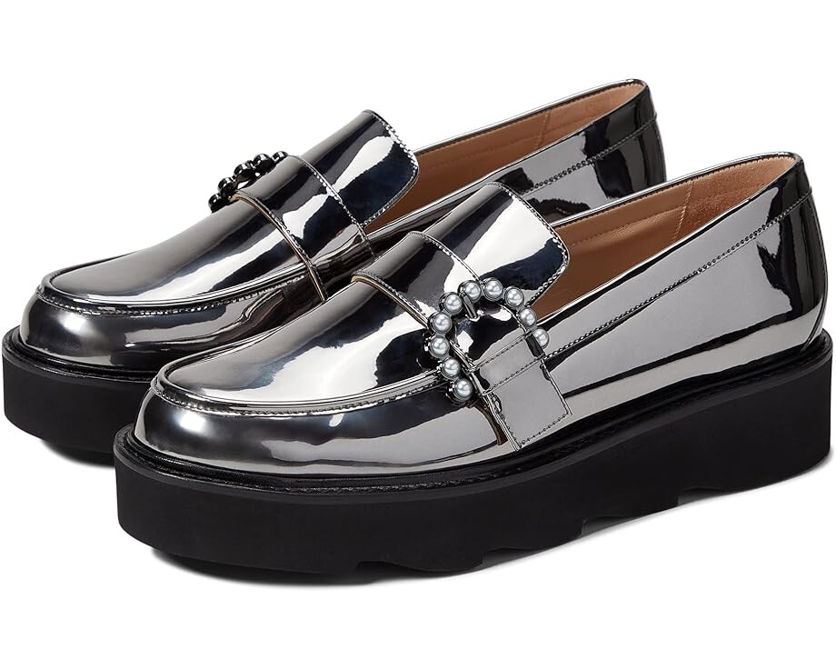 

Лоферы Stuart Weitzman Piper Superlift Loafer, цвет Gunmetal