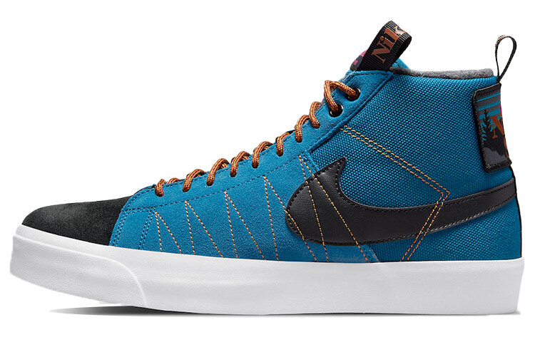 

Кроссовки Nike SB Zoom Blazer Mid PRM, синий/черный/белый