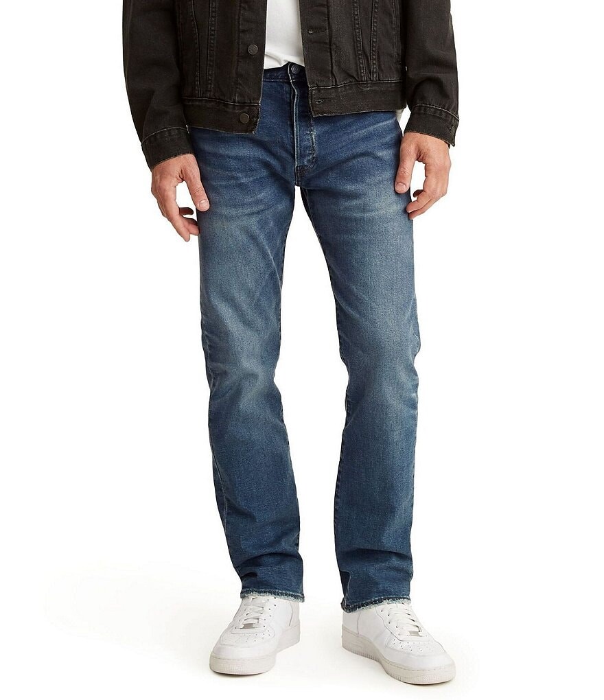 

Джинсы стрейч оригинального кроя Levi's 501, синий