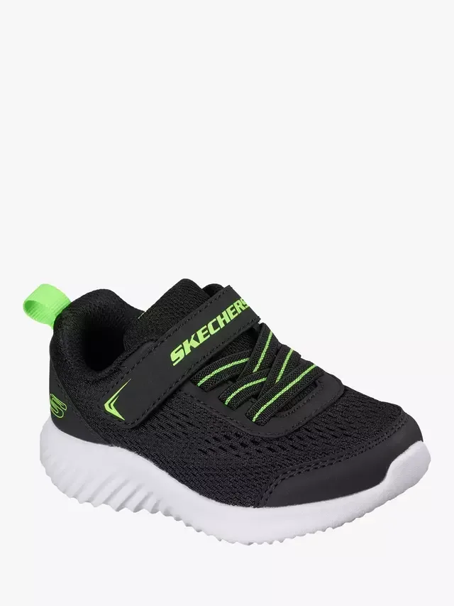 Детские кроссовки Bounder Riptape Mesh, черные Skechers — фото 4
