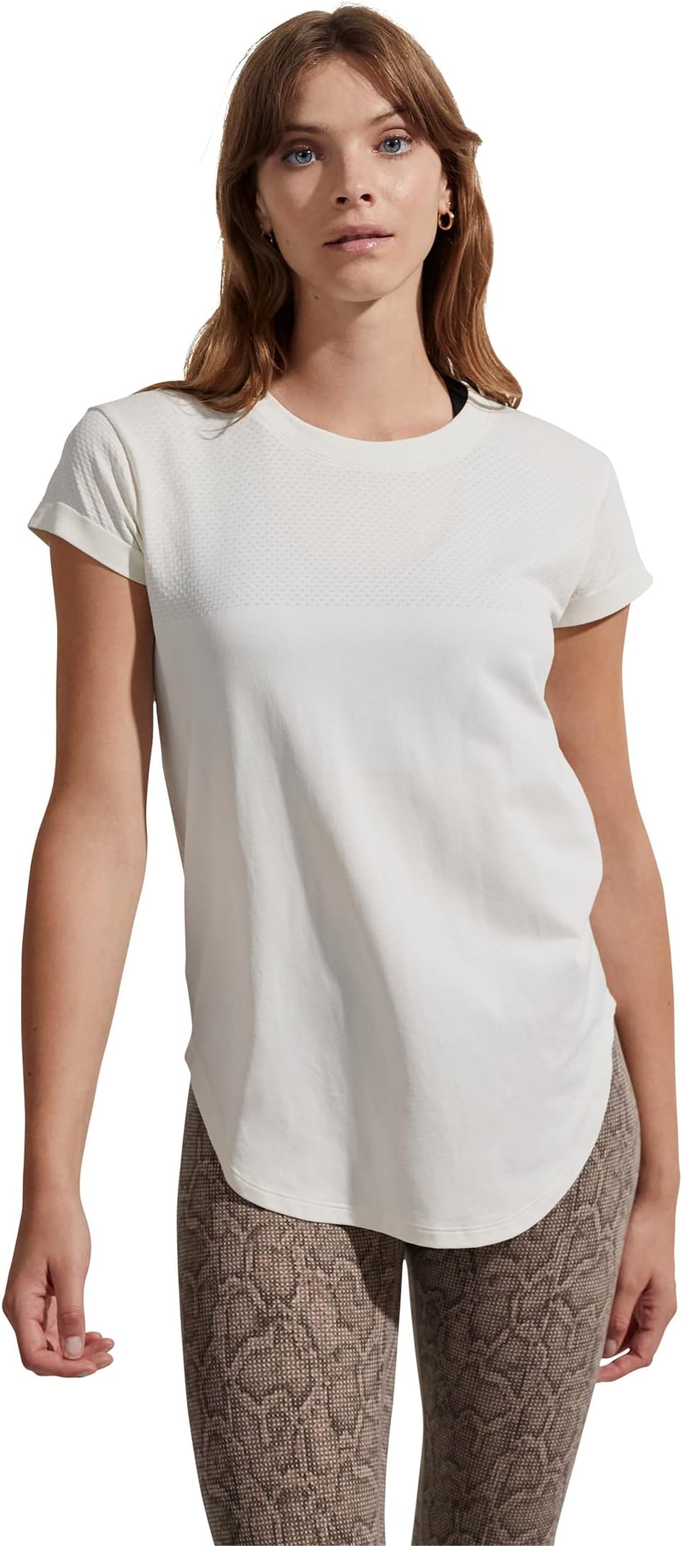 

Футболка Varley Jade Seamless Tee, цвет Snow White