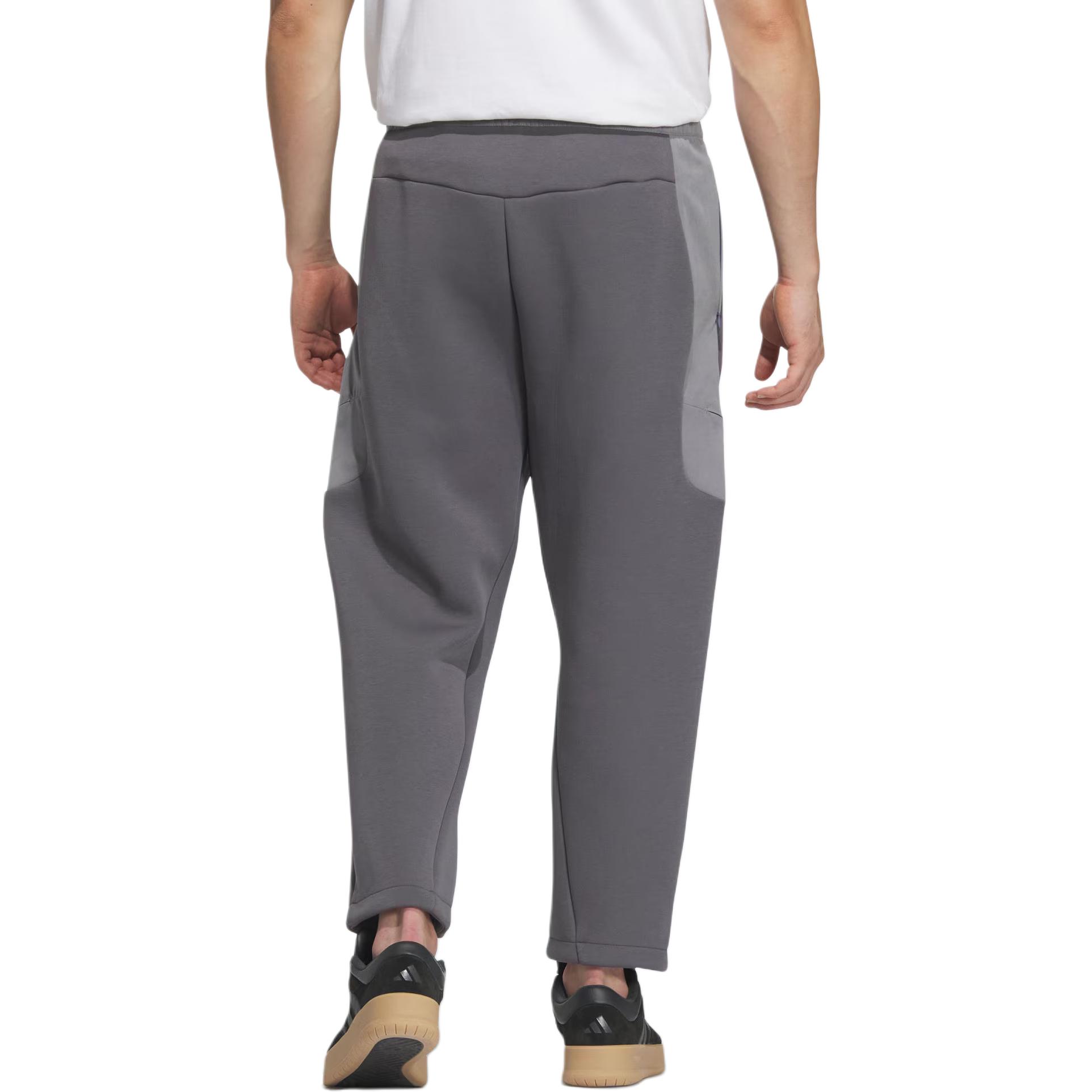 Футболка Adidas FW24 FUSTL P KN PT3 Повседневные Брюки Мужские Темно-Серый/Серый — фото 4