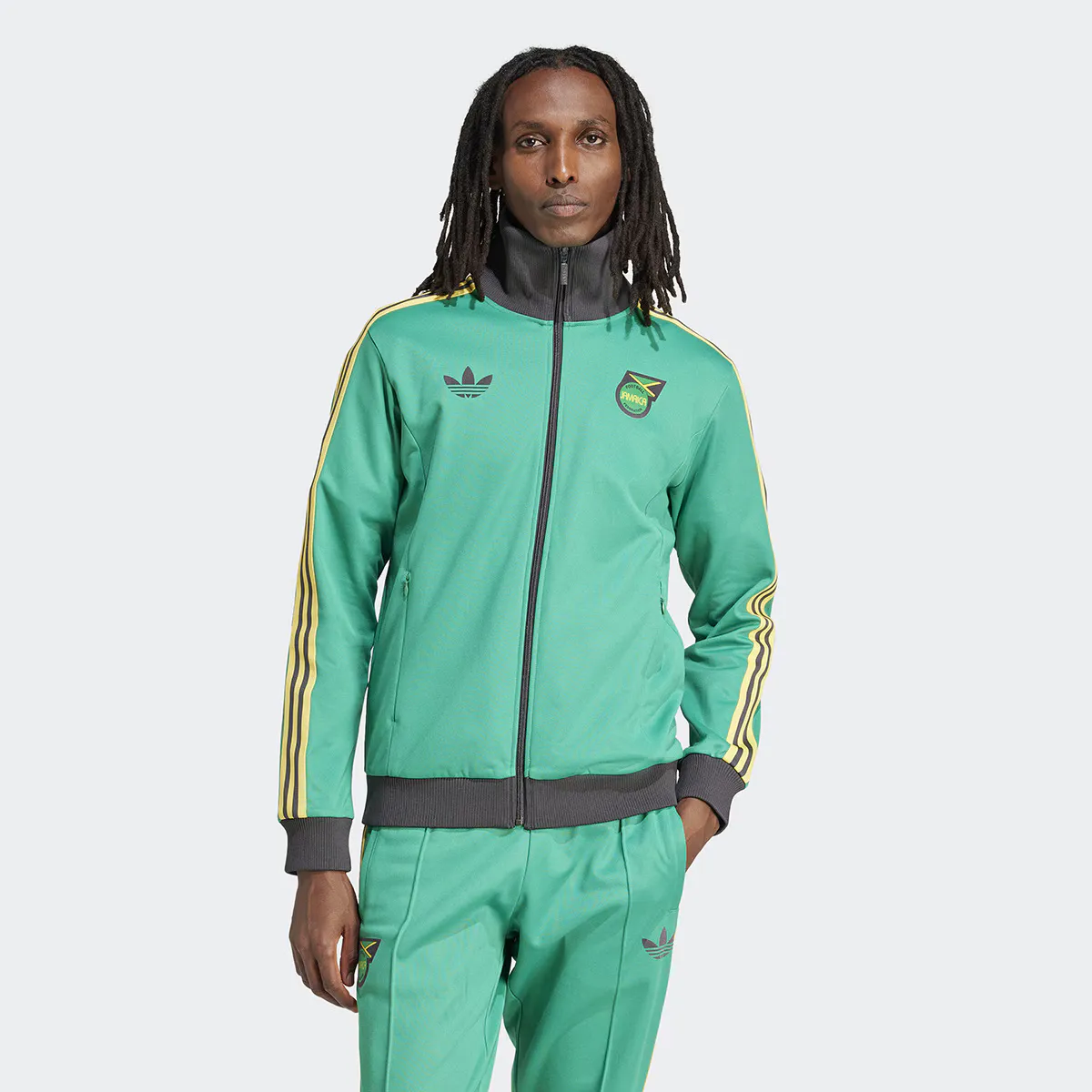 

Мужская толстовка Adidas Originals Beckenbauer Jamaica, зеленый