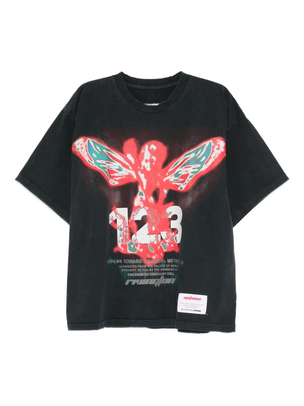 

Футболка с круглым вырезом Rivington Roi Rebis, черный