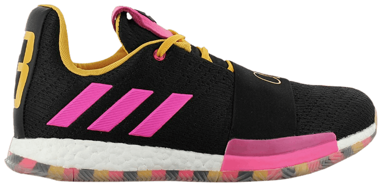 

Кроссовки adidas Harden Vol. 3 'Black Shock Pink', черный