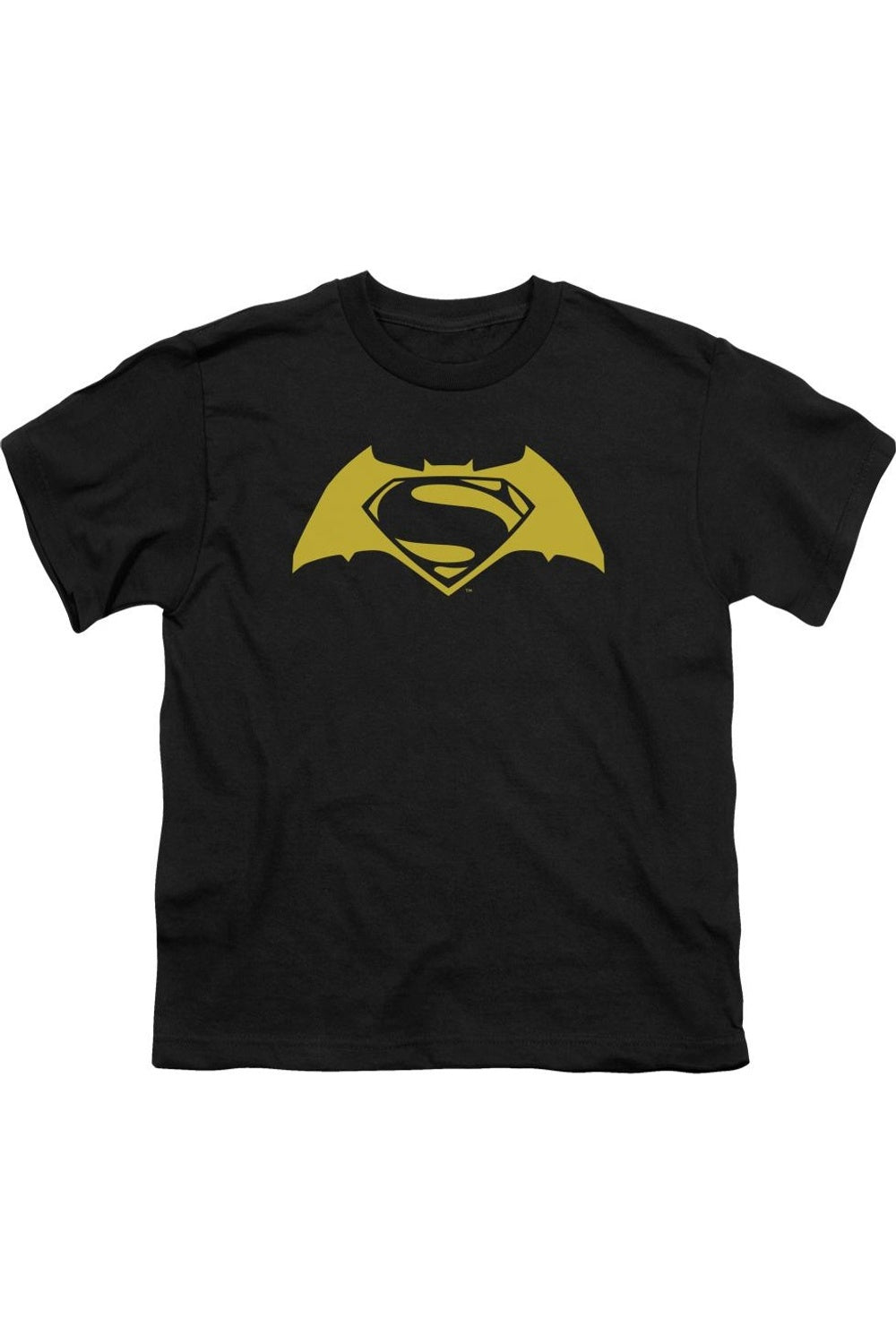 

Футболка с простым лого Batman V Superman для детей Gildan, черный