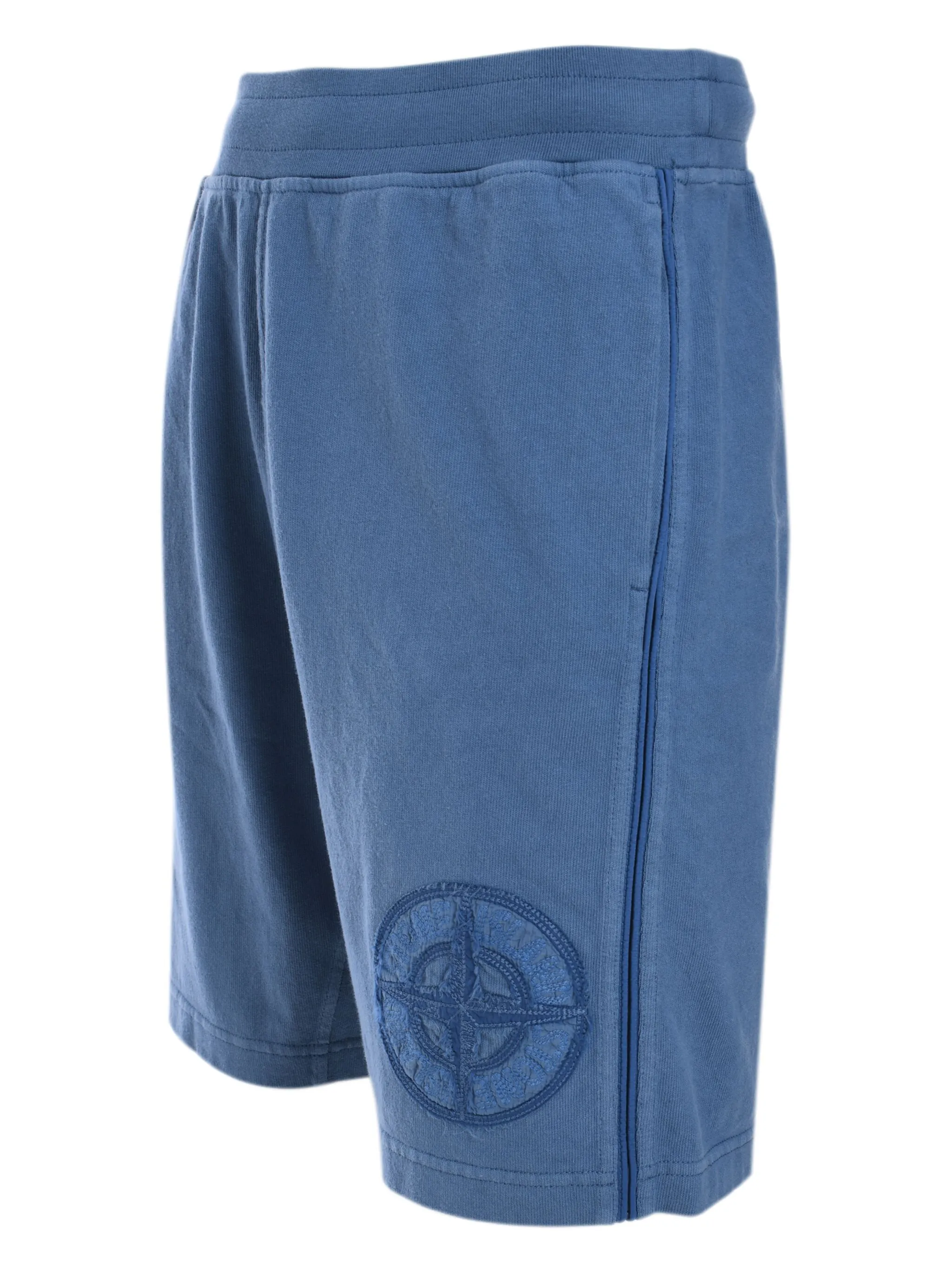 Флисовые шорты Stone Island, синий — фото 3