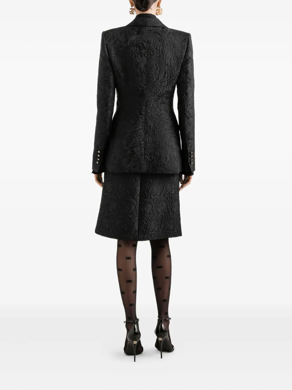 Жакет Turlington Dolce & Gabbana, черный — фото 3
