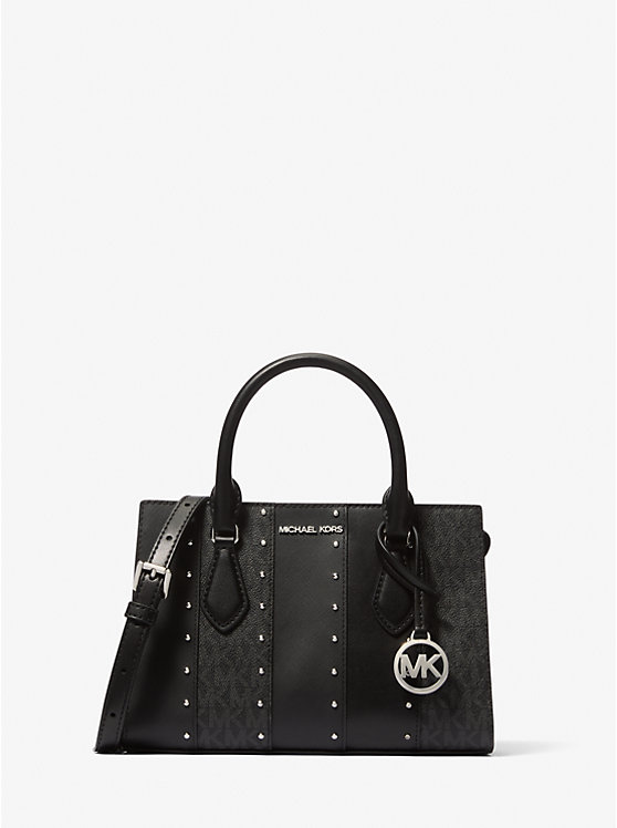 

Маленькая сумка-саквояж Sheila с заклепками и фирменным логотипом Michael Kors, мультиколор