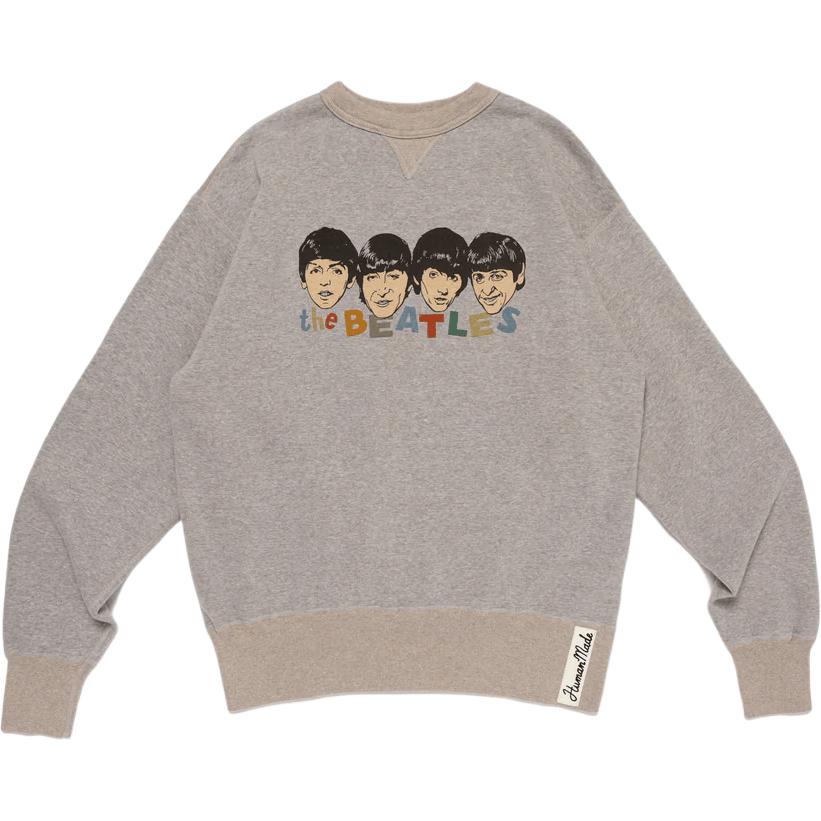 

The Beatles, Collaboration FW25 Свитшот Unisex HUMAN MADE, серый