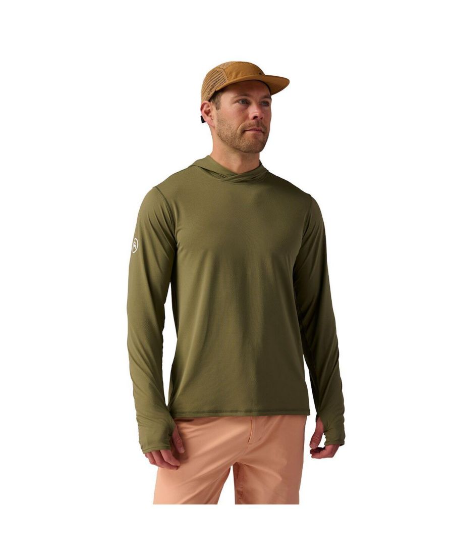 

Мужская толстовка Tahoe Sun с длинным рукавом, спортивная рубашка с капюшоном Backcountry, Kalamata