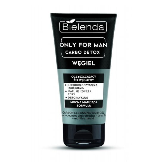 

Угольный очищающий гель, 150 г Bielenda, Only For Men, Carbo Detox