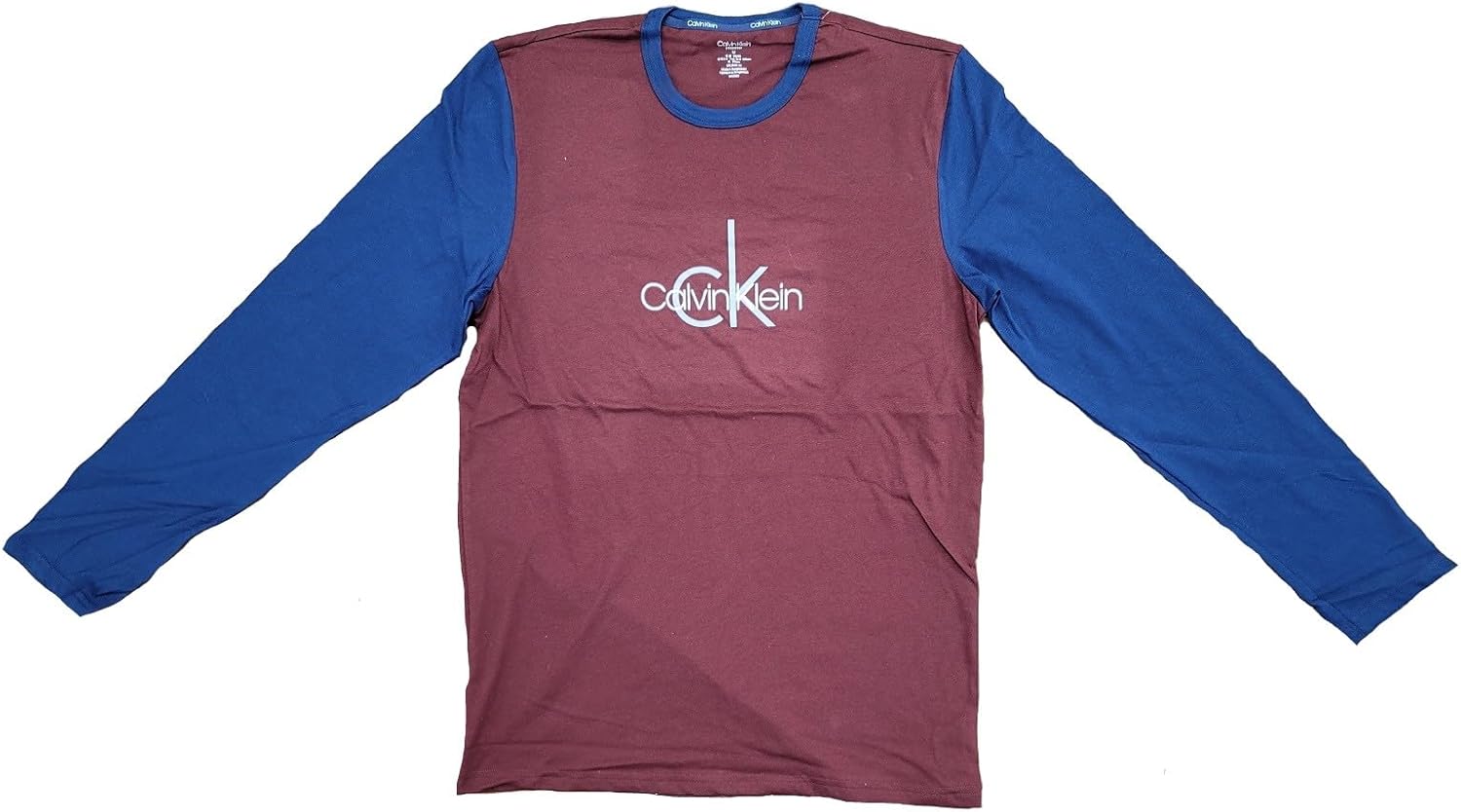 

Мужская рубашка для сна с длинным рукавом Calvin Klein, Maroon