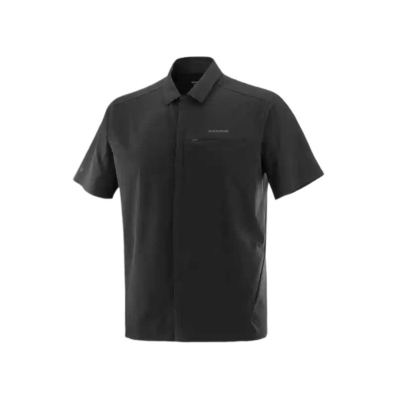 

SALOMON Футболка XPLRATION SS SHIRT M мужская pitch black