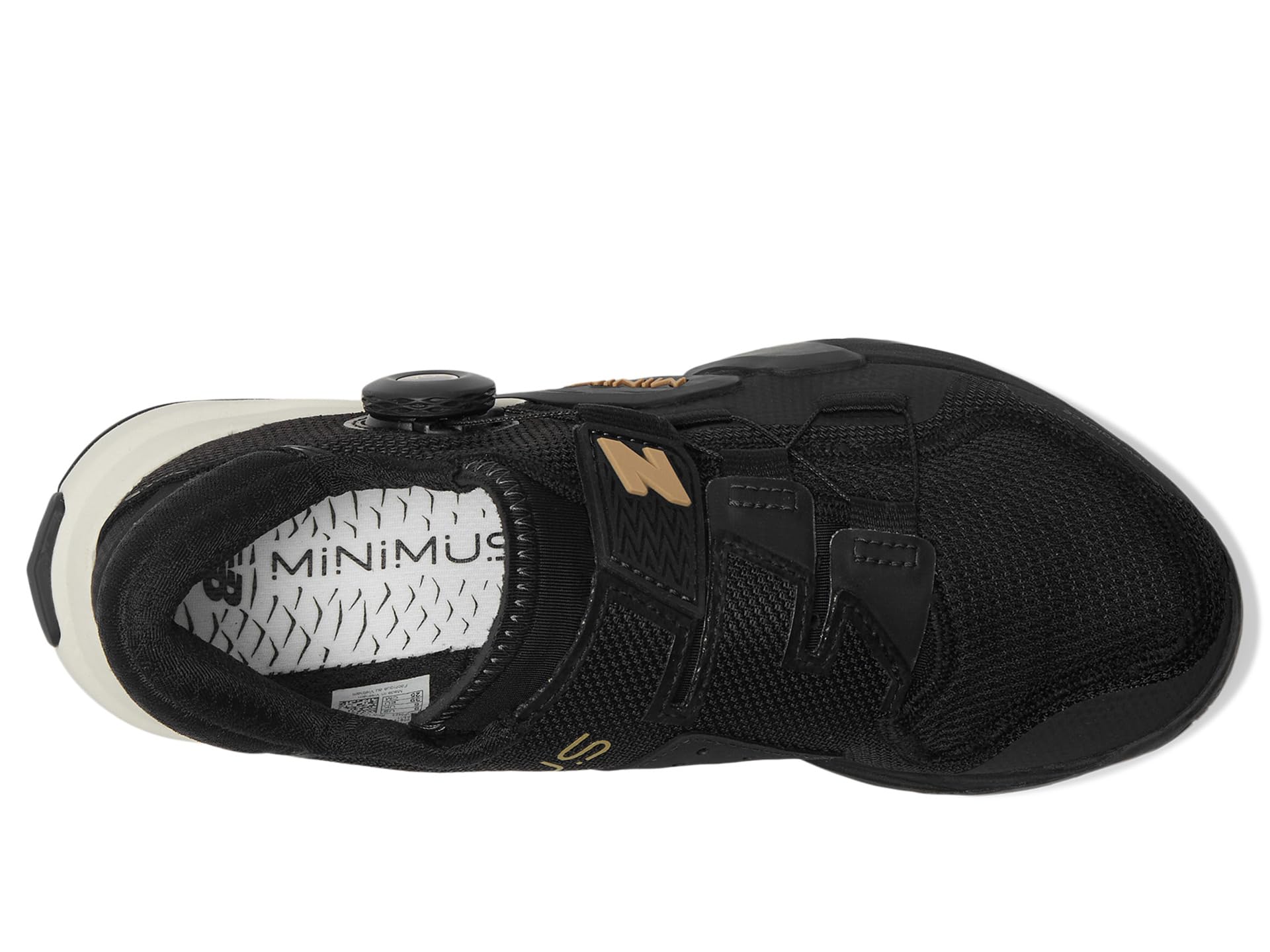 Кроссовки New Balance Minimus TR V2 BOA, цвет Black/Phantom/Gold Metallic — фото 2