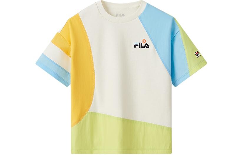

Детская футболка ФИЛА FILA, цвет Cheese white