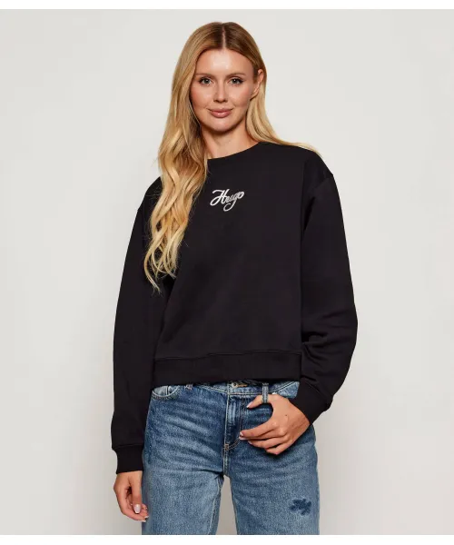

Толстовка deroxina_6 Oversize fit Hugo, черный