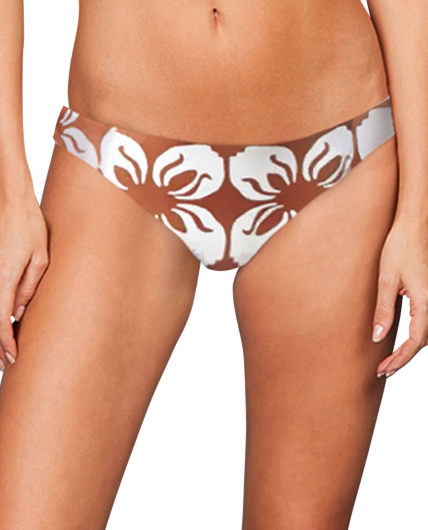 

Малибу Умеренный Бикини Низ В Sfs Индо Плитка Stone Fox Swim, цвет sfs indo tile