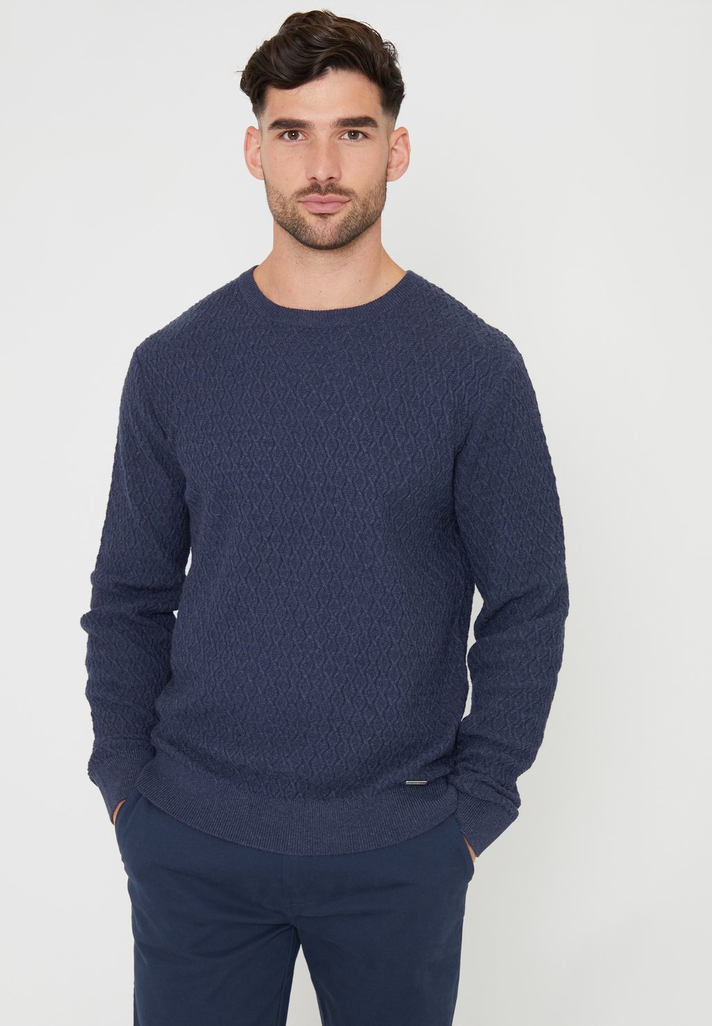 

Джемпер STALEYHALL Threadbare, цвет Denim Blue