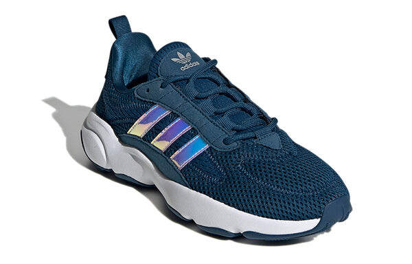 Кроссовки оригиналы haiwee j Adidas, синий — фото 3