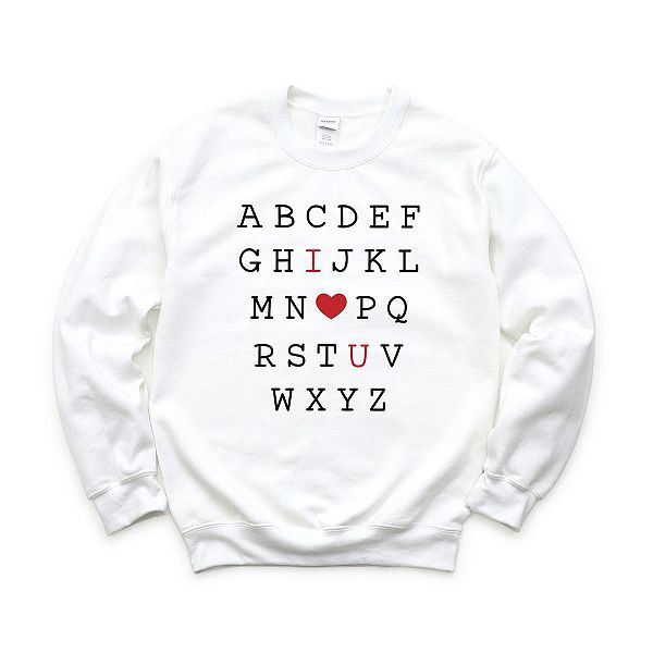 

Свитшот Alphabet i love you Simply Sage Market, White, Белый, Свитшот Alphabet i love you Simply Sage Market, White