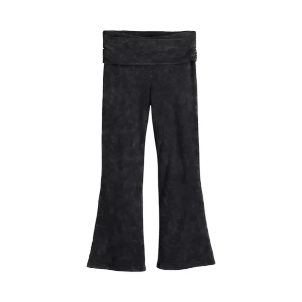 

Девочки 4-8 лет расклешенные леггинсы Grayson Threads Kids The Label, черный